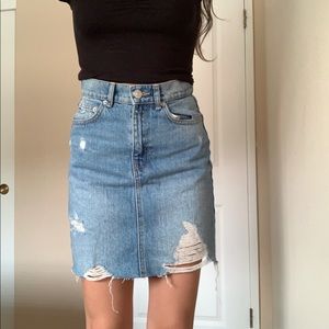 Zara denim skirt